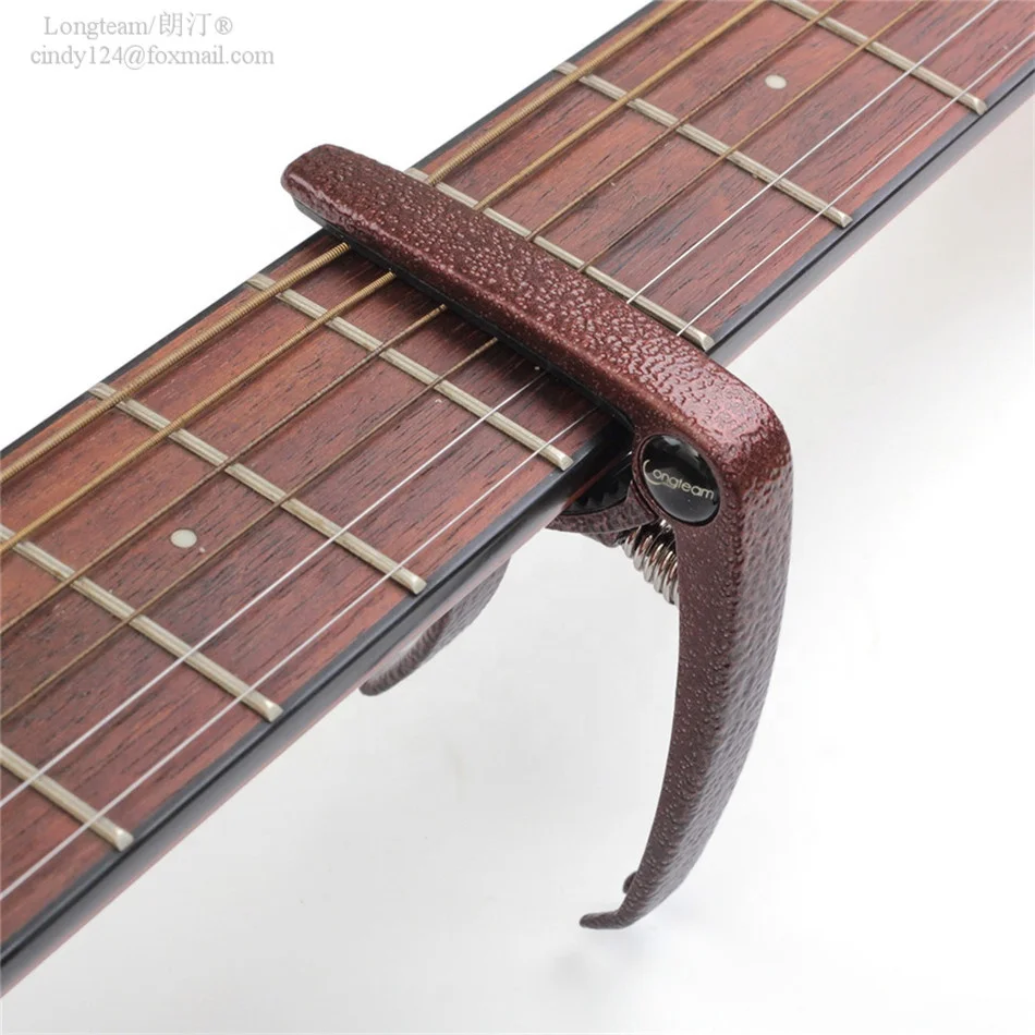 
vintage Zinc alloy acoustic and electric guitar capo change key ukulele and bass accessories key clamp 