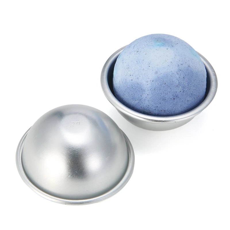 DIY Bath Bomb Mold Sphere Aluminum Alloy Bathing Balls Handmade Soaps Fizzy Crafting Mould Tool