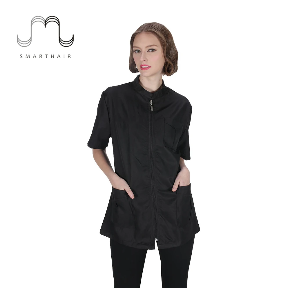 SMARTHAIR J184437 оптовая продажа унисекс однотонные жилеты с молнией и карманами