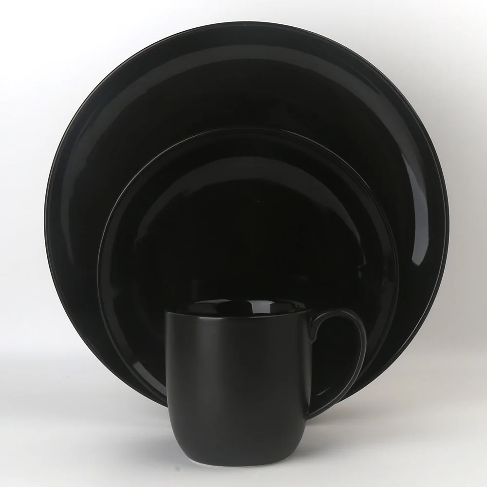 Ceramic Fine Porcelain Breakfast Lunch Supper Carrefour Dinnerware Tableware Sets 18 pieces