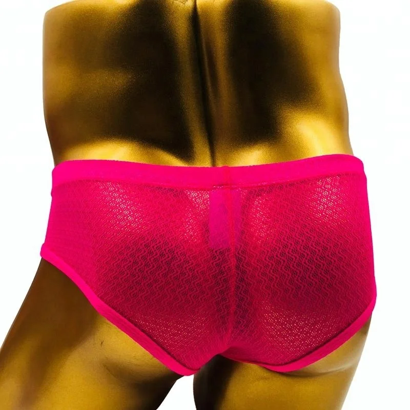 Custom MENSSEXI Brand Micro Nylon Sexy Men Boxer Short Underwear Cuecas Transparent 80%Polymaid 20%Spandex 884