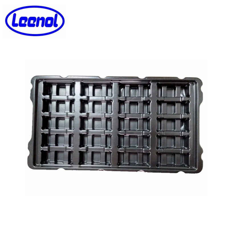 LN-3666 ESD Black Blister Tray Packing for PCB