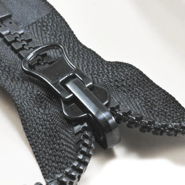 resin slider plastic zipper pull reversible zipper slider with thumb puller