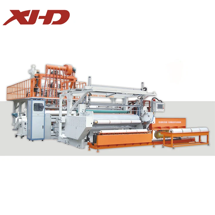 Fully Automatic High Speed 3 Layer or 5 Layer Stretch Cling Film making machine