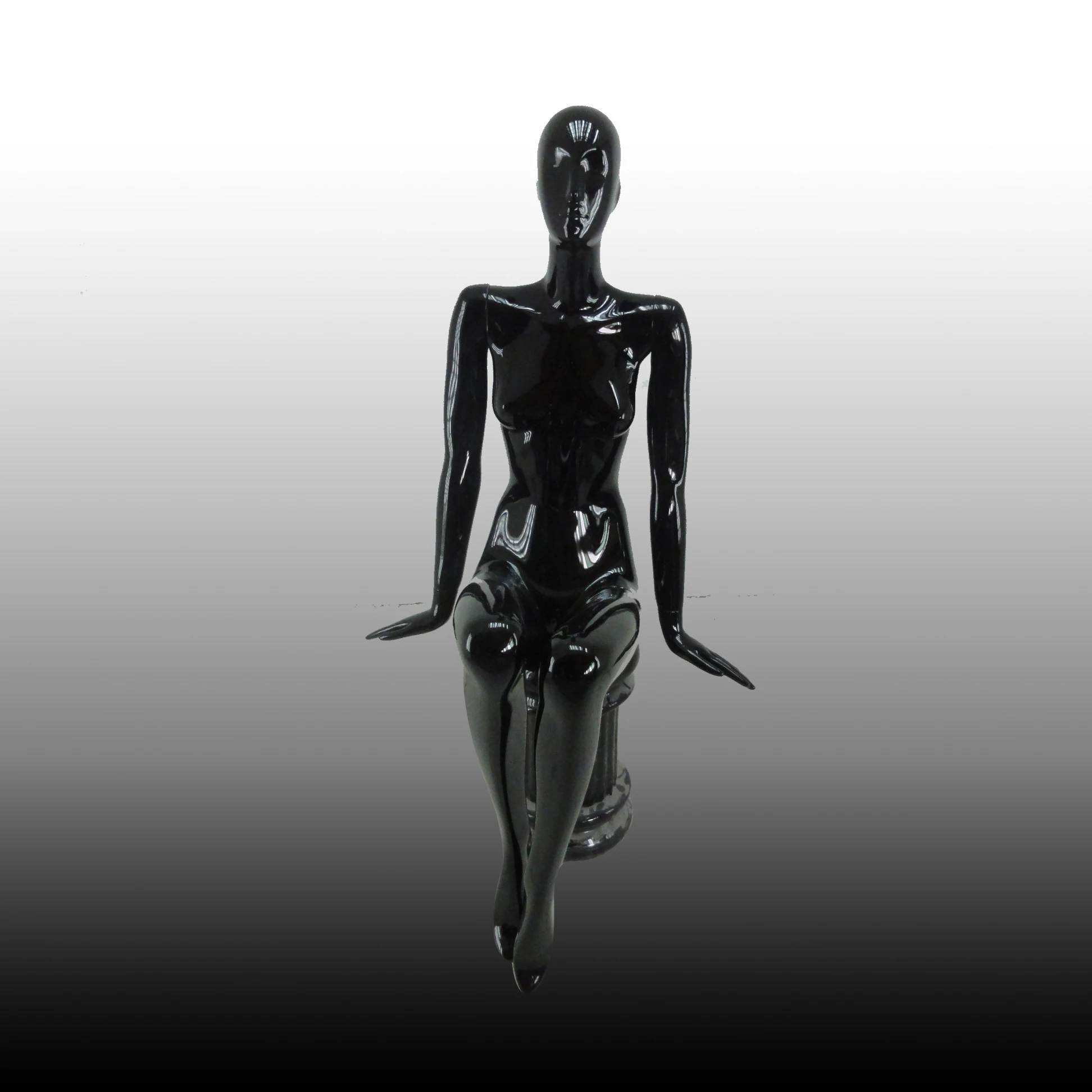 black fullbody female adjustable dressmaker mannequin. plus size maniqui