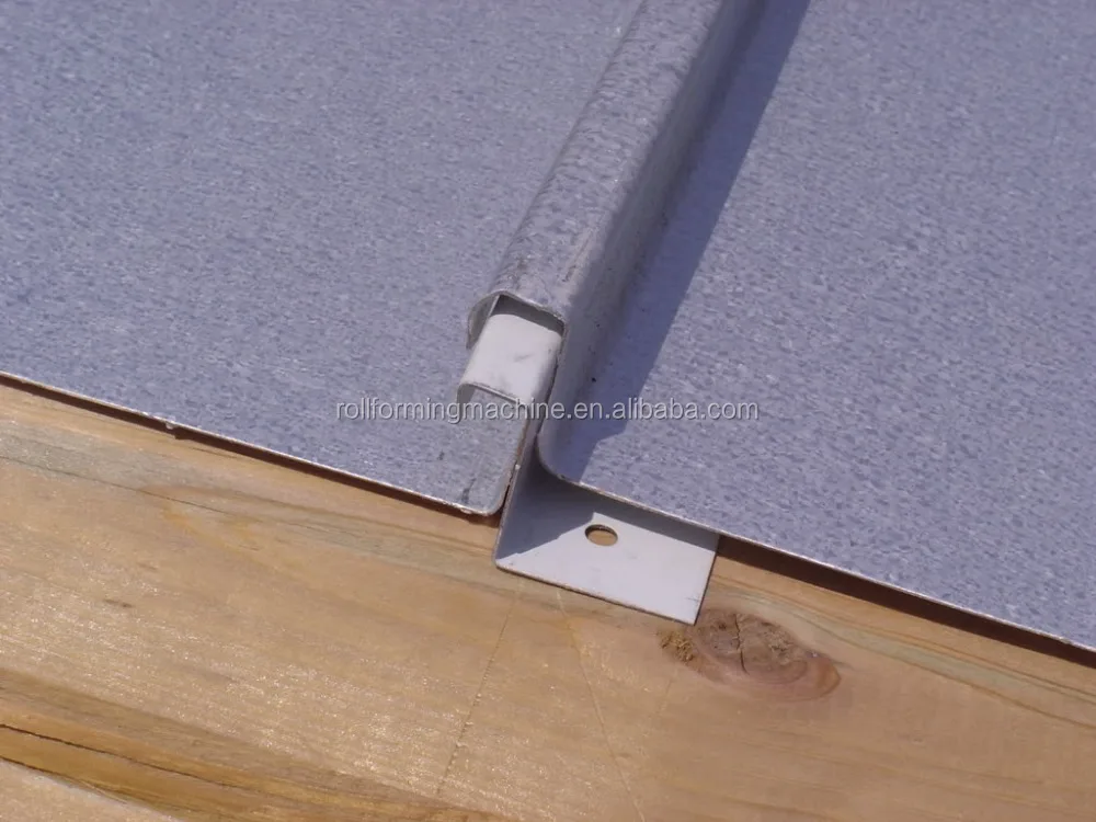 metal standing seam roof panel roll forming machine