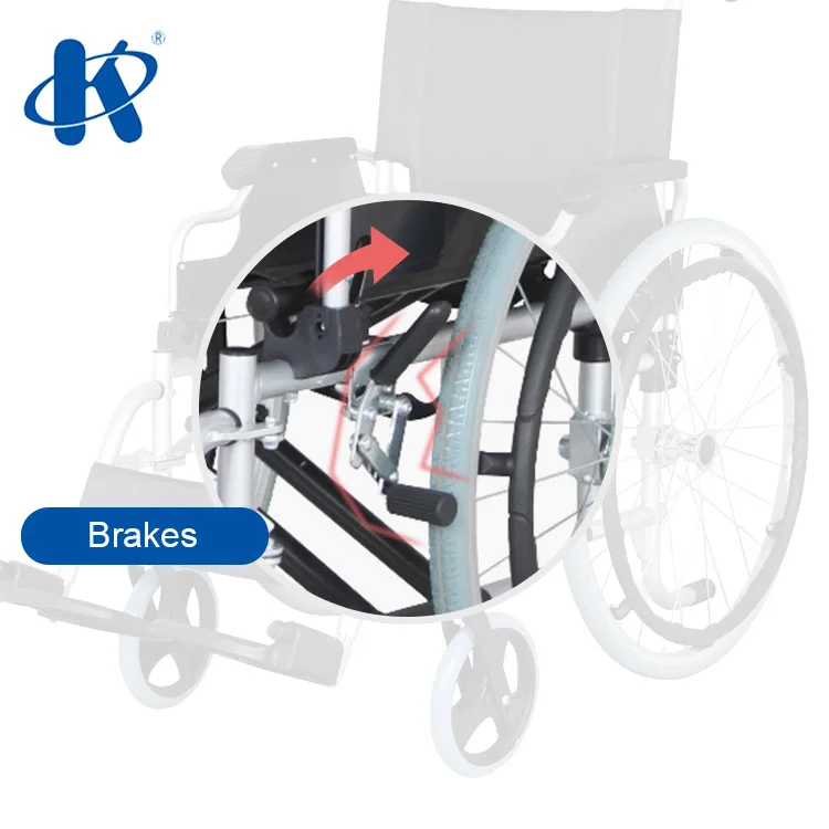 KY903L Kaiyang guangdong foshan Wheelchair manufacturer orthopedic surgical Aluminum Manual Wheelchair