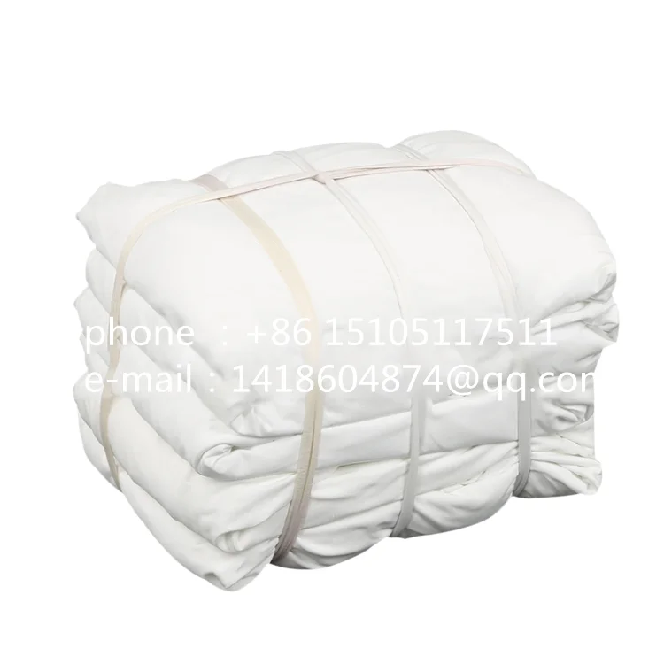 
Wholesale White T-shirt Wiper Cotton Clothing Wiping Rags 