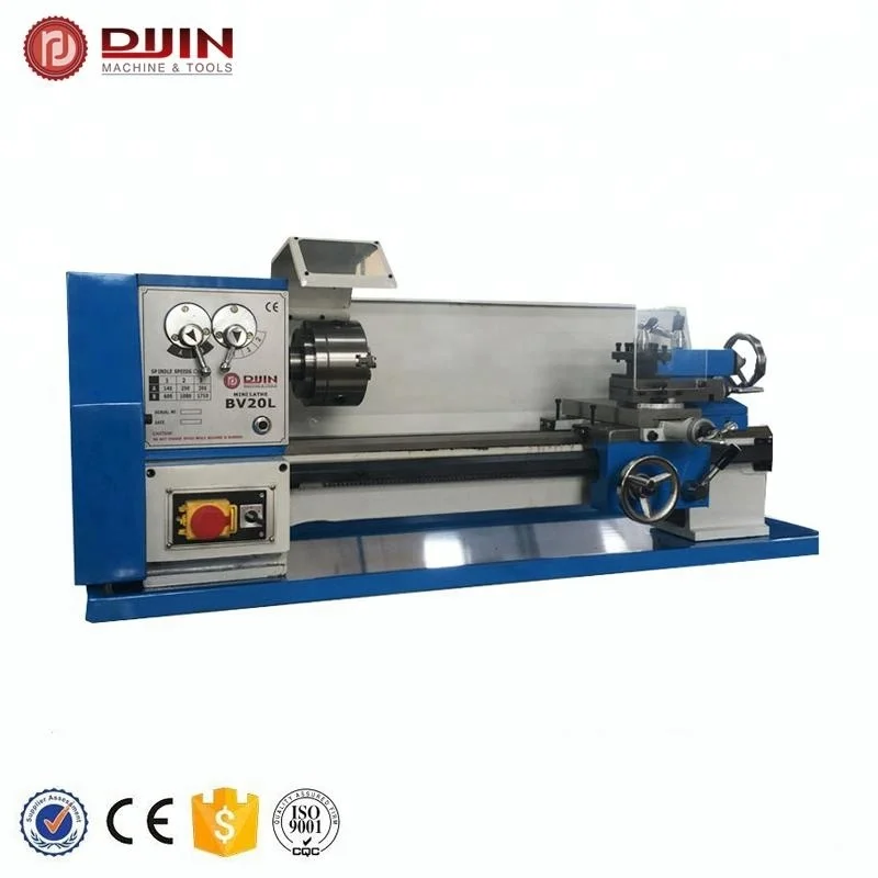 mini bench lathe bv20 household manual machine belt drive with