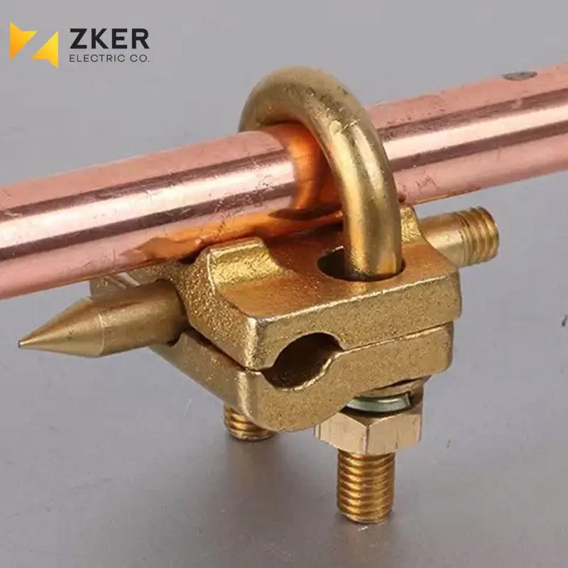 Main product earthing copper wire clamp electrical ground clamp