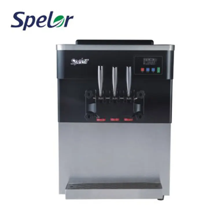 Spelor Ce Certificate New Surface Mini Soft Ice Cream Machine Maker Prices Soft Table