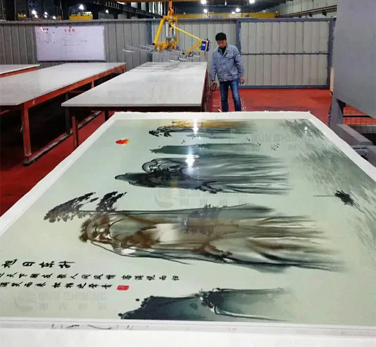 SUN SHINING Acrylic Solid Surface 3D High Temperature Glaze Glazed Glazing Machine