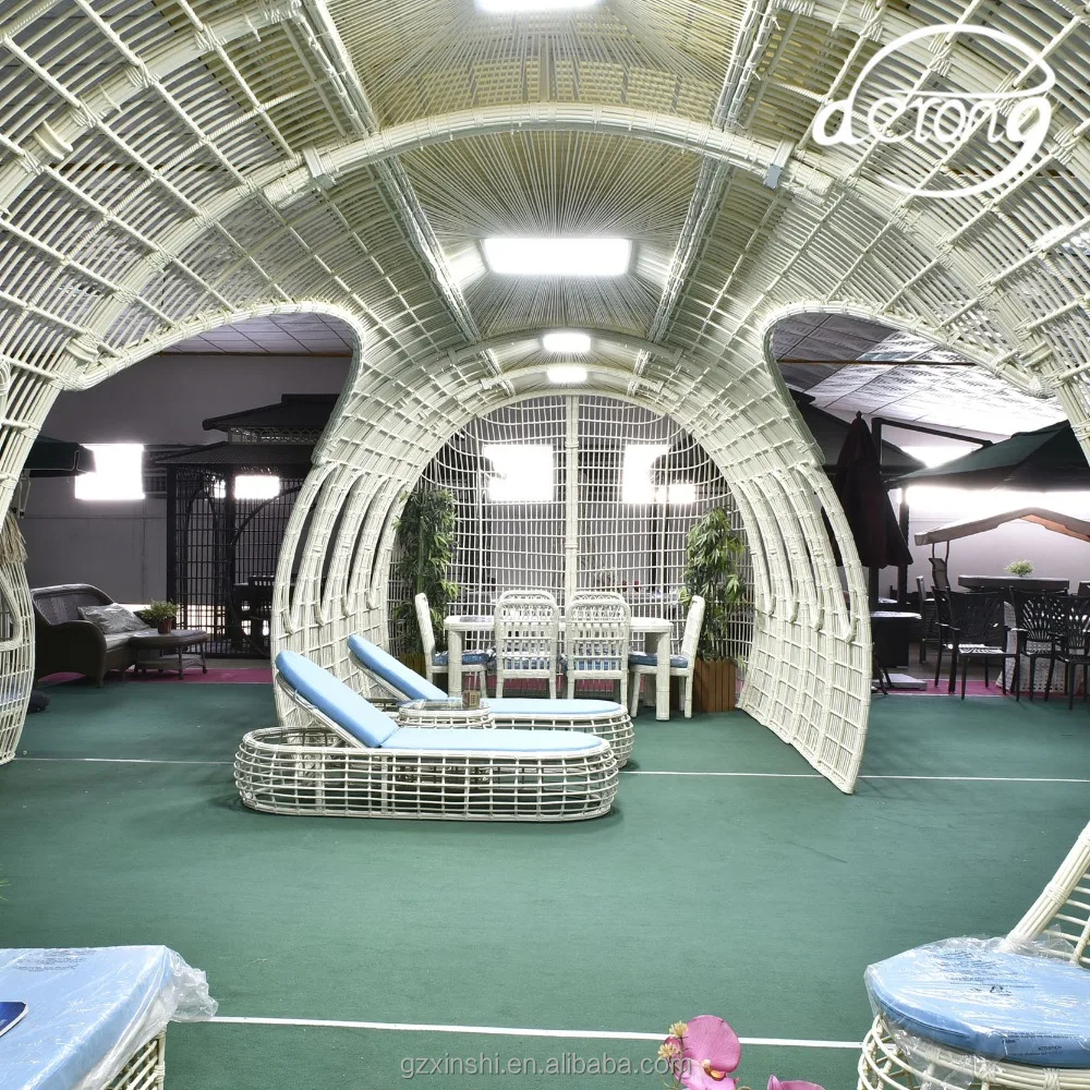 outdoor  patio rattan  gazebos   wholesale  garden furniture sets