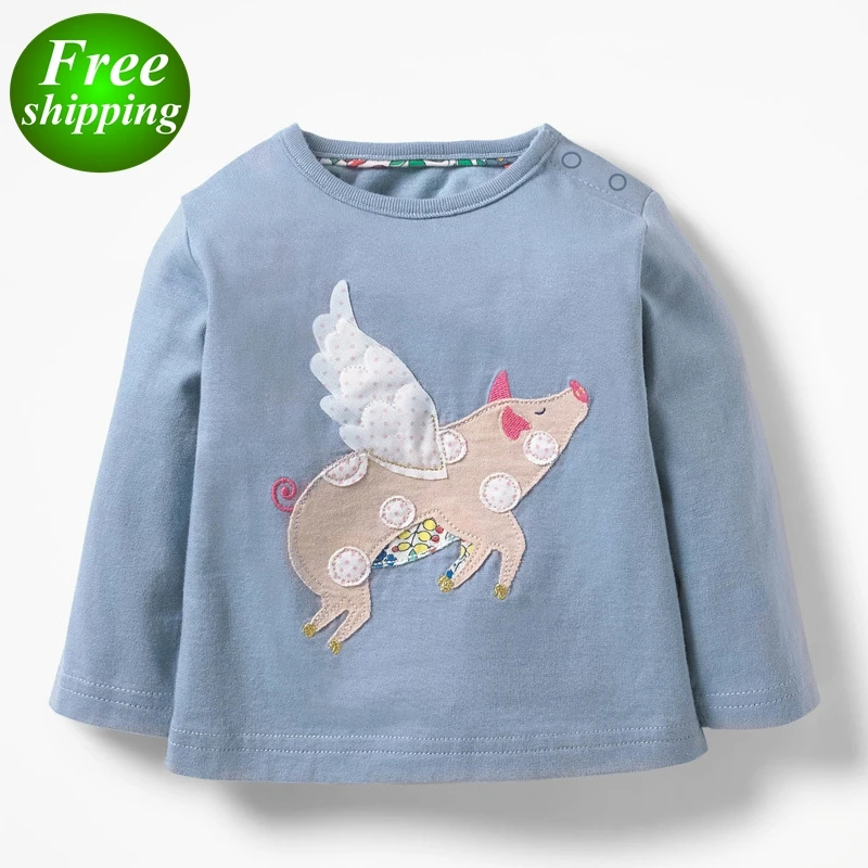 
Wholesale 2019 Newest Boys Clothing FLYING PIG Toddler Boy Shirts Embroidery  (60869232875)