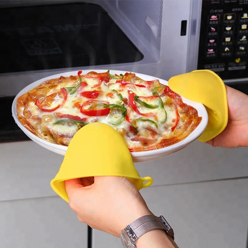 Different colors silicone oven gloves heat resistance silicone glove oven mitts
