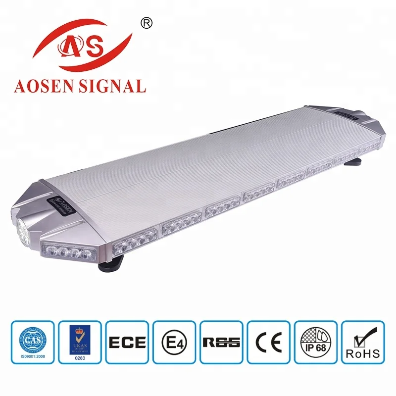 12V 24V 264W Waterproof Flashing Strobe Warning Lights Police Emergency Ambulance LED Roof Light Bar for Police office