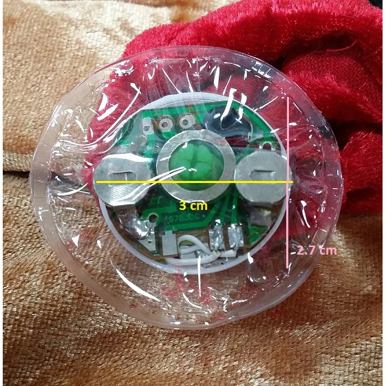 Waterproof voice recorder module with custom audio recording