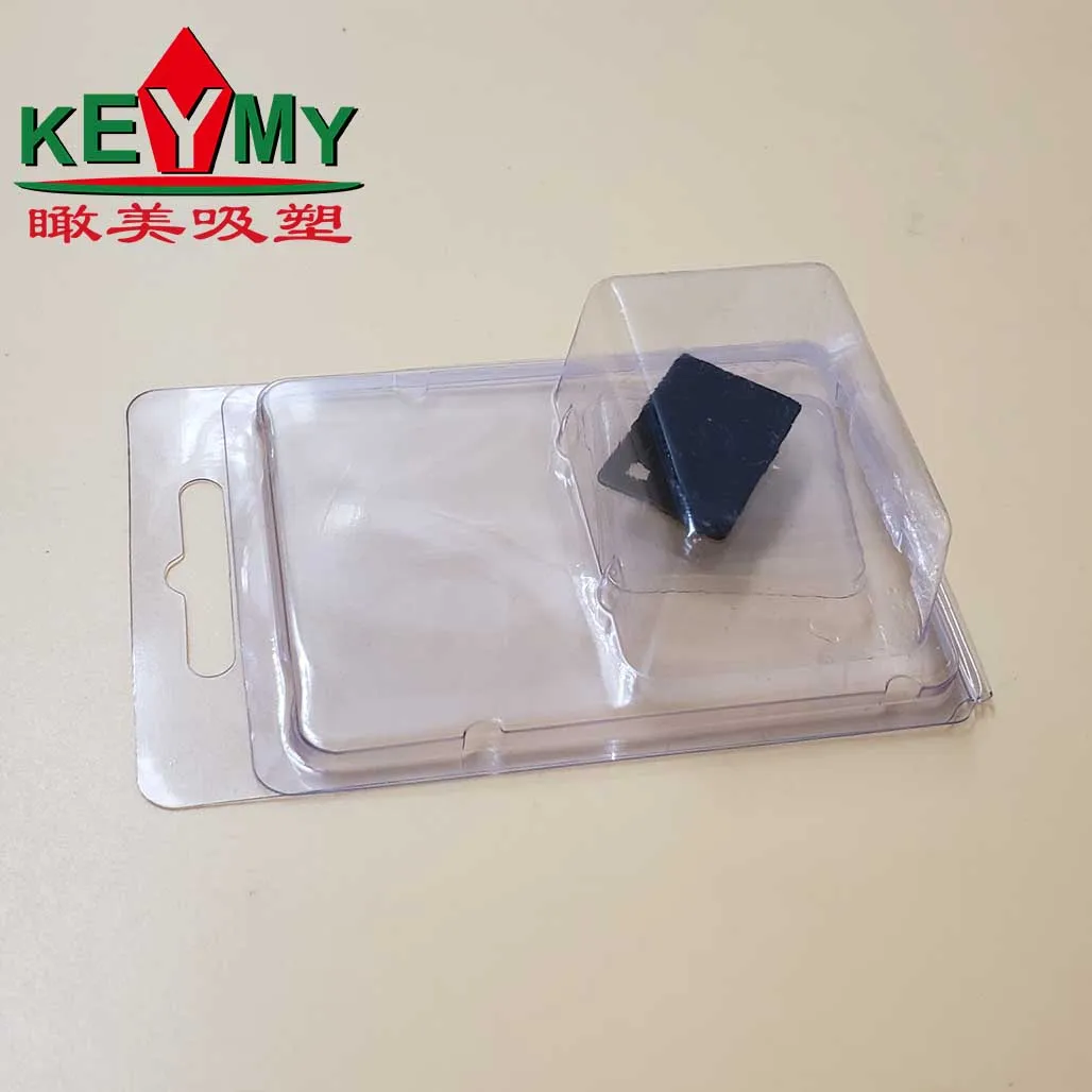 Custom plastic clear blister clamshell for metal parts in Shenzhen