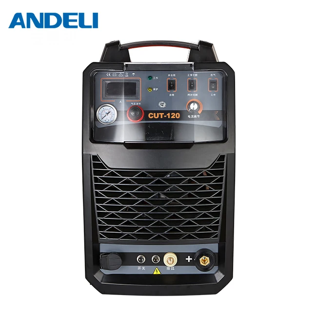 
ANDELI three phase cut steel metal pipe 380V air portable cnc plasma cutter plasma cutting machine CUT-120 plasma cutting 