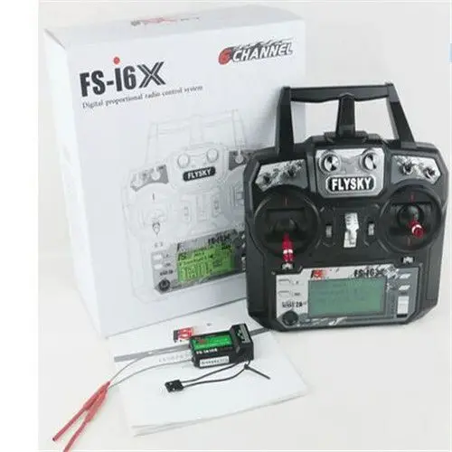 
Flysky FS-i6X 2.4GHz 10CH AFHDS 2A RC Transmitter With X6B i-BUS Receiver 