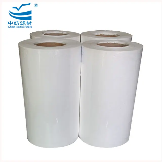 Hot Sell Washable Car Laboratory Ptfe Hepa Filter Media Material Vacuum Cleaner Polypropylene Price Air Filter Paper Roll