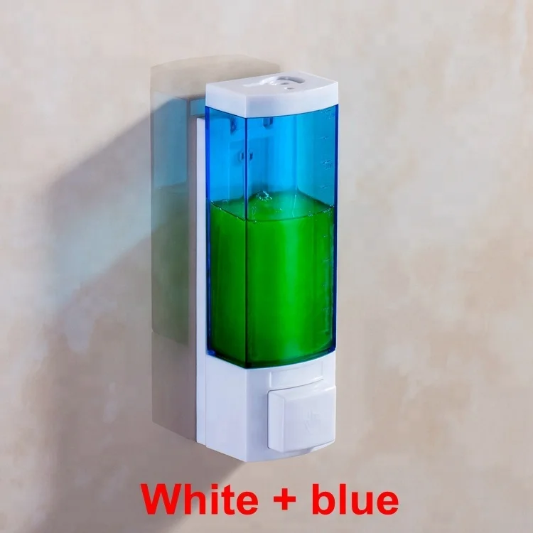 Wall Mounted 250ml Lockable Plastic Manual Liquid Soap Dispenser Shampoo Hand Washing Sanitizer Shower Bath Cream Container