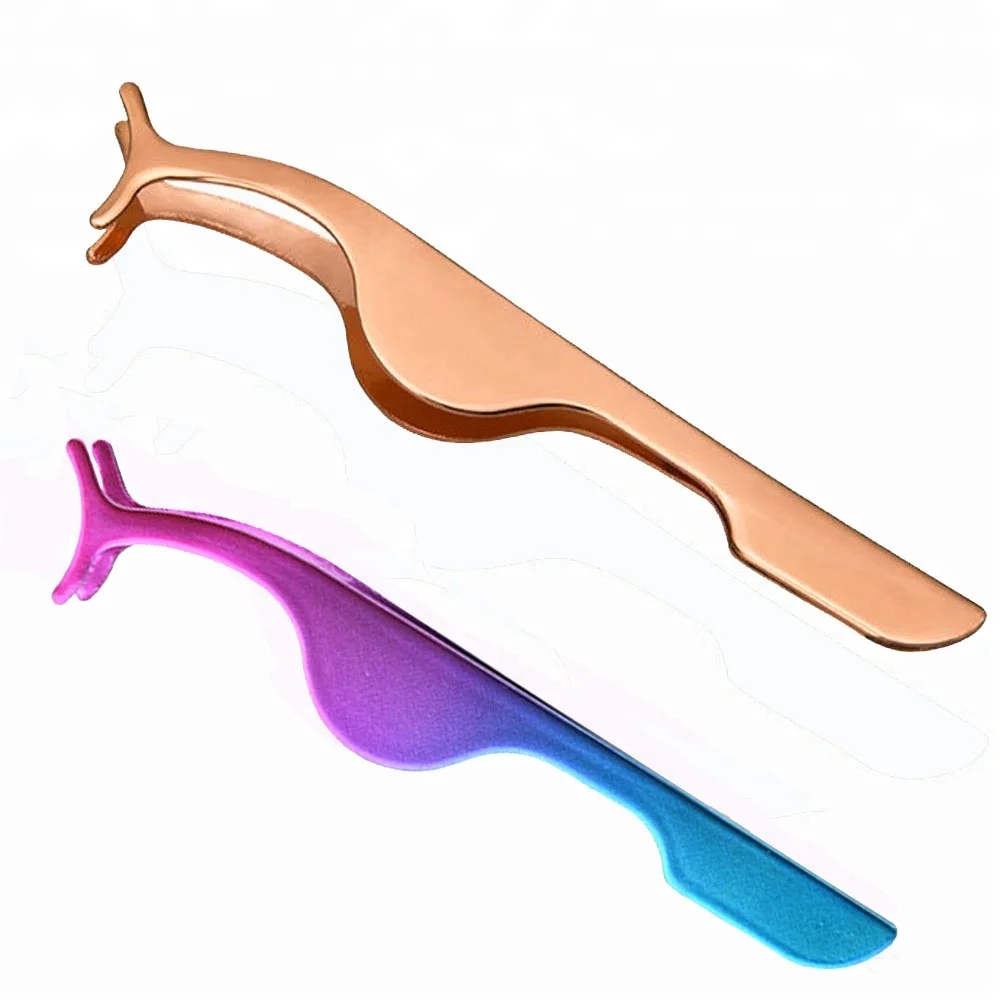 eyelash extension tweezers long tweezers with private logo