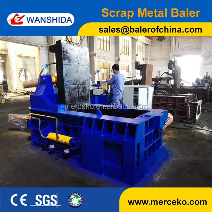 
Wanshida Y83/T-125Z Push out Hydraulic Metal Scrap Baler used for steel plants 
