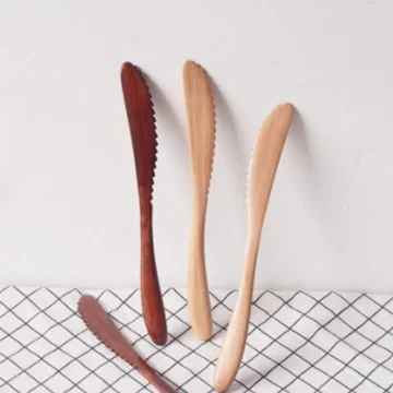 
Japanese wooden butter knife 