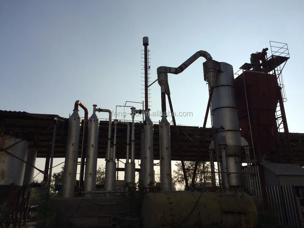 Fengyu 200KW wood chip waste biomass gasifier power plant in smooth opertion in Slovakia