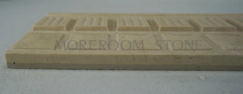 ML-B008 Iran Marble Tiles Price Beige Marble Borders 3D Decor Border Tiles Marble Border Tiles Wall Skirting Marble Wall Decoration CNC Marble Panels for Wall Decoration MOREOOM STONE-8.jpg