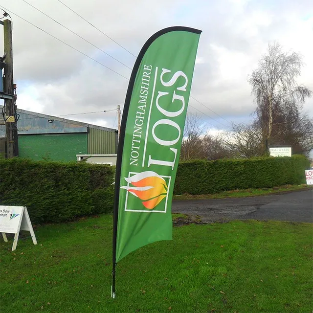 Factory beach flag Cheap price Outdoor advertising DIY beach flag pole