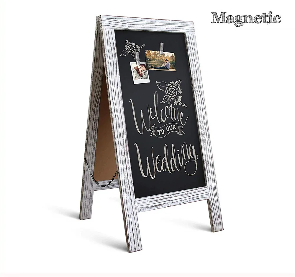 Винтажная деревянная Белая магнитная классная Классная доска Caoxian Hi Home в деревенском стиле