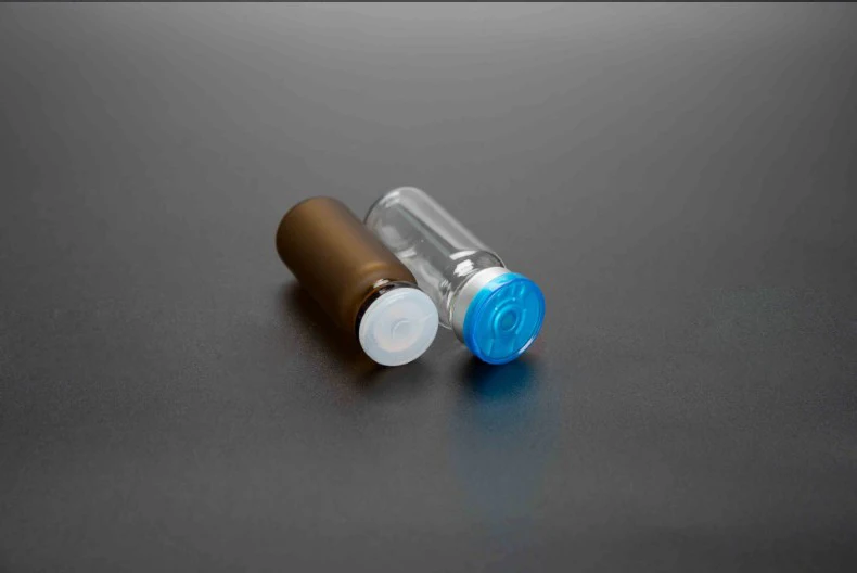 10ml Transparent medical injection penici bottles amber empty glass sterile vials