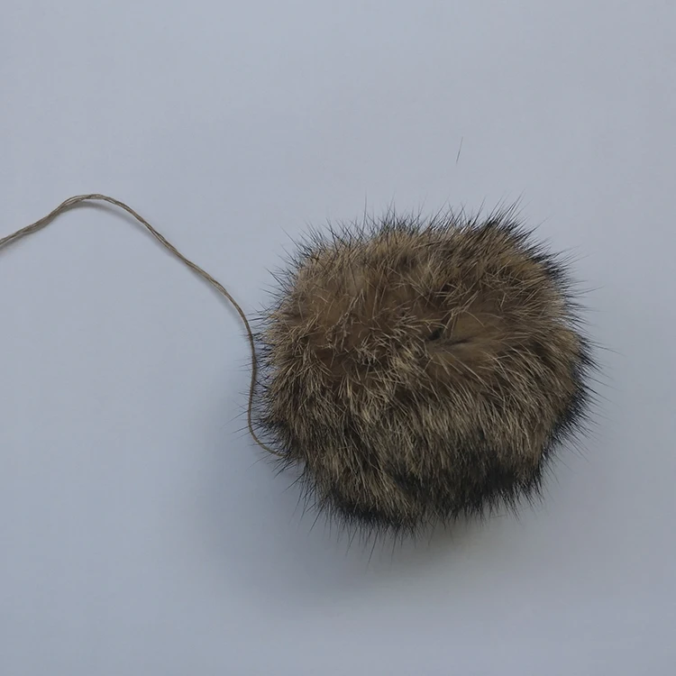 
Natural Color Rabbit Fur ball Colourful Pompom 