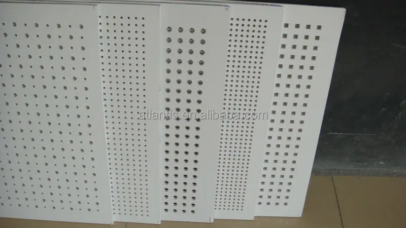 
Quality Sound-Insulation Round Hole Acoustic Perforated Drywall Gypsum Board 
