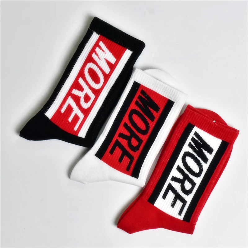 Compression custom logo sport crew socks for man
