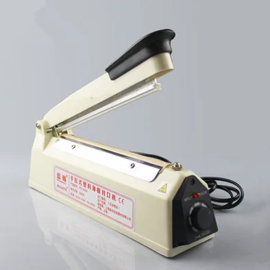 Plastic Bag Sealing Machine Portable Heat Hand Impulse Sealer with Cutter