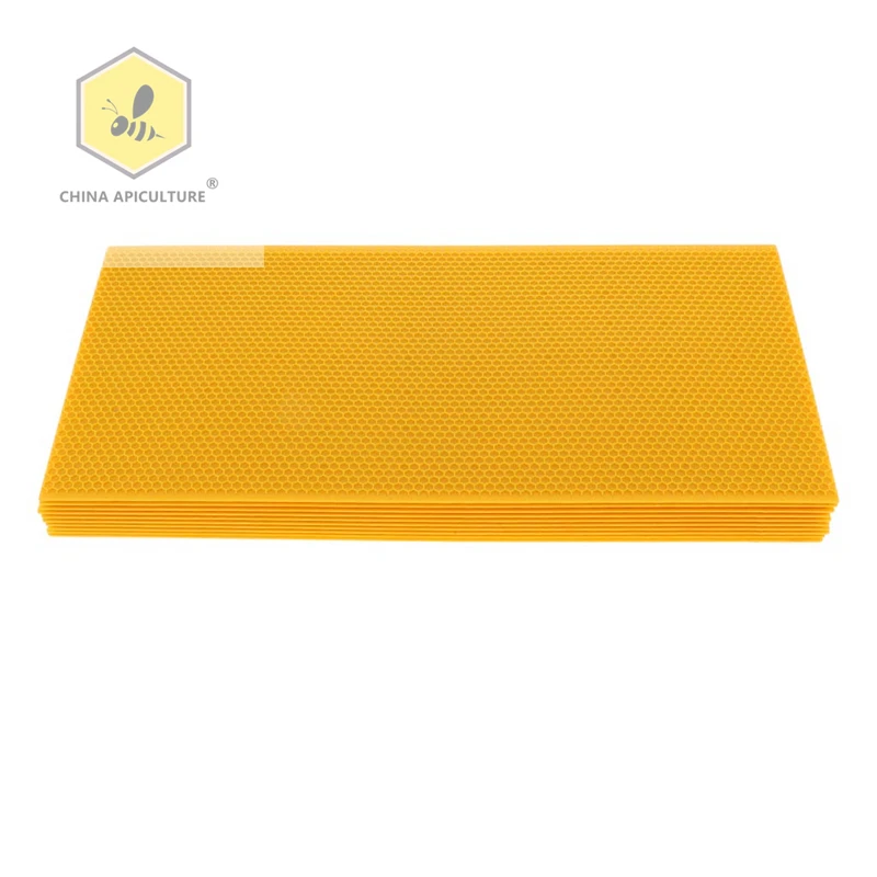 Beekeeping Tools Apiary Beekeeping Foundation Black Yellow Plastic Sheets Wax Coated