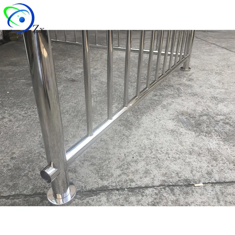 304/316 Stainless steel stair handrail /outdoor deck balustrade/protective guard baluster/external porch balcony railings inox