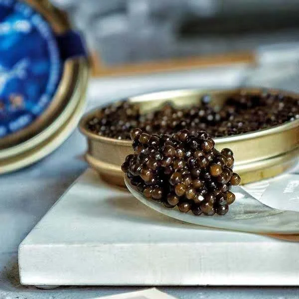 Factory price wholesale custom delicious frozen bulk good caviar royal ossetra beluga sturgeon caviar cost