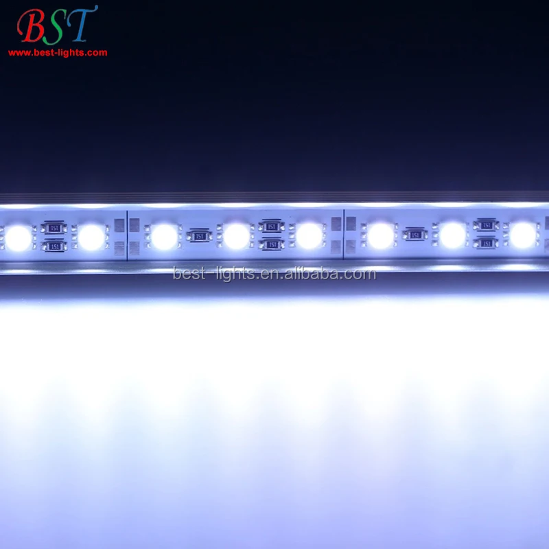 LED Strips with profile custom length LED aluminum profile full glue waterproof LED lighting for beverage cooling refrigerator