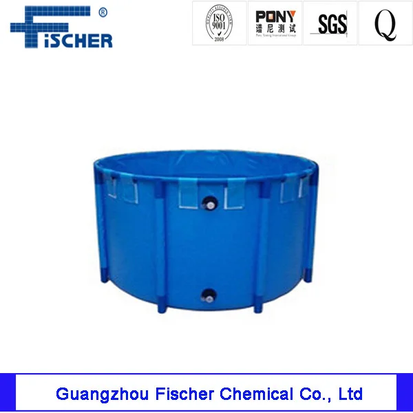 WFFC1610 Capacity 2000L Round Foldable Fish Tank for Aquaculture D1.6m*H1m Collapsible tank