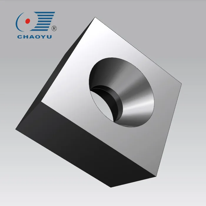 Durable 100*100*61 mm tungsten carbide tire shredder blades