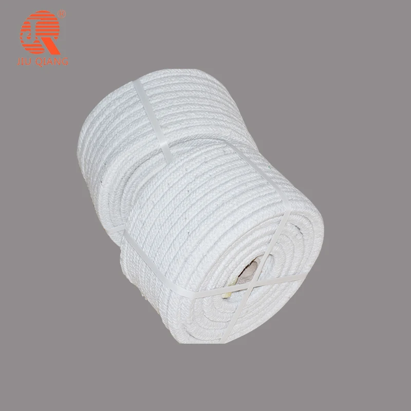 3/4 Ceramic Fiber Packing square round twisted Braided Rope