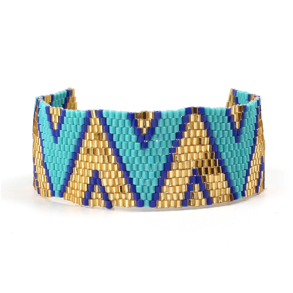 Moyamiya friendship men small beads bracelet custom wide woven bracelets fashion accessories