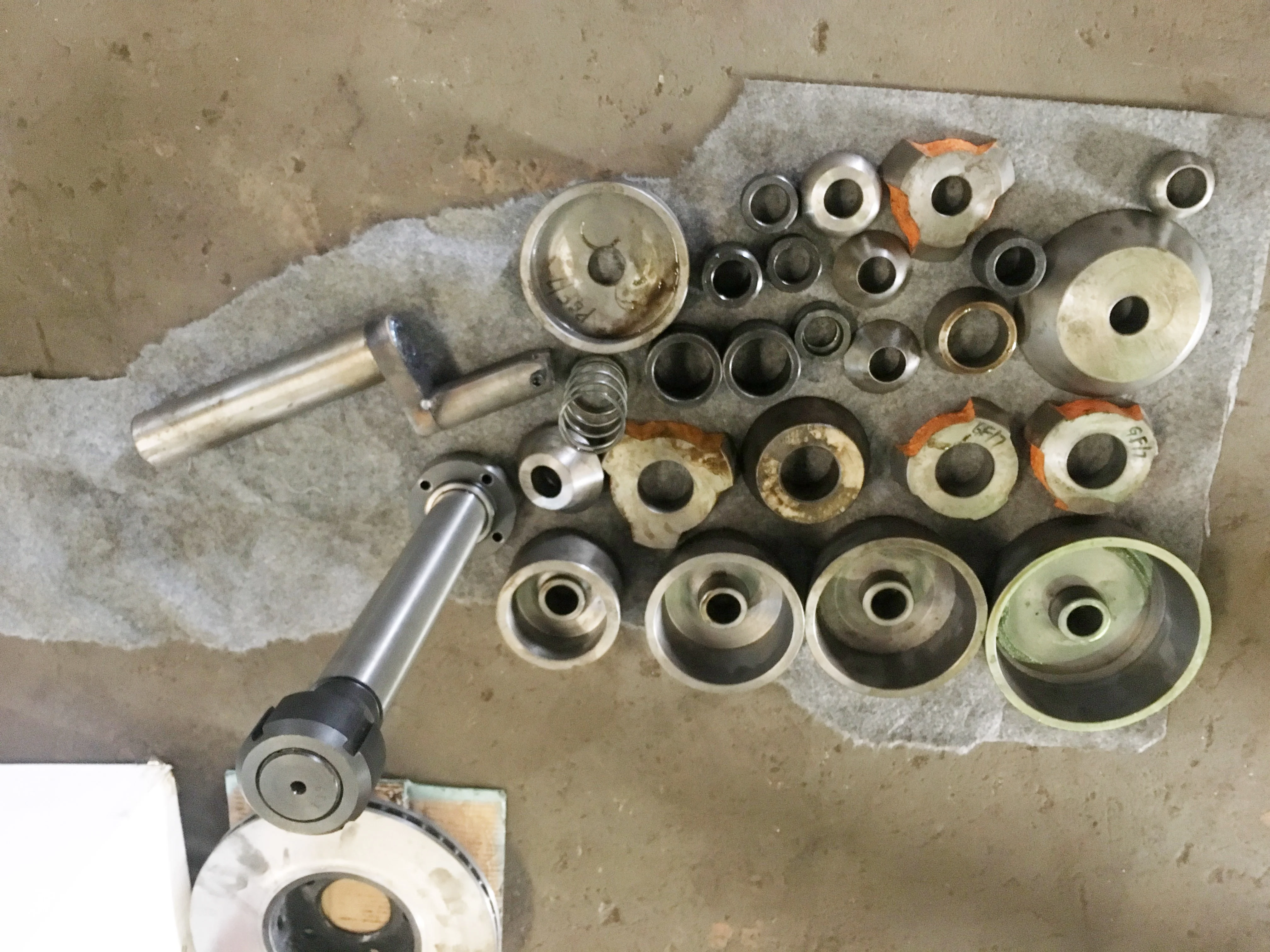 220V single phase car brake drum lathe T8445