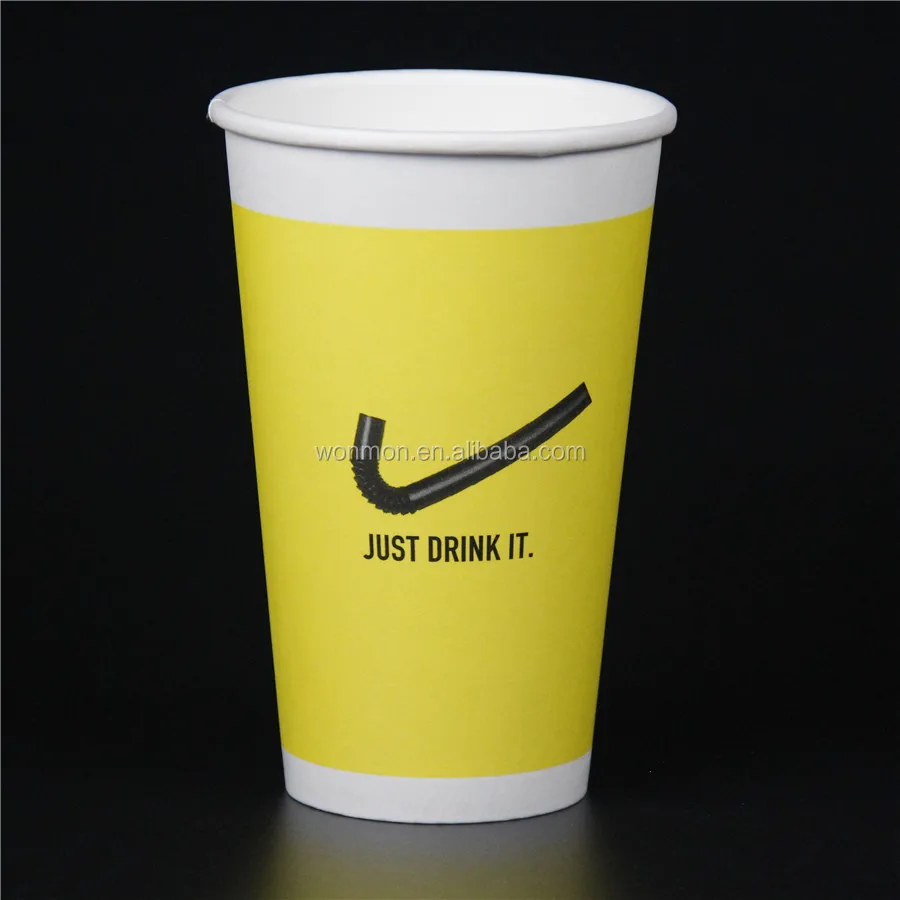 
Large Size Disposable Milkshake Cold Drink Paper Cups 