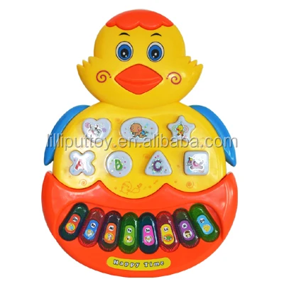 
Plastic Chick Baby Musical Toy Electronic Organ 