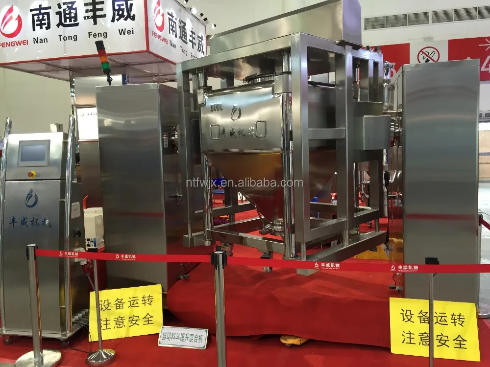Automatic Lifting Bin Mixer Blender